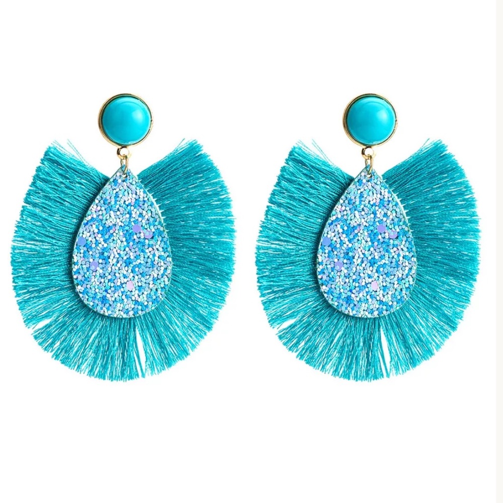 🌹✅Bohemian Fashion Fringe Drop Stud Earrings.